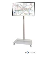 Höhenverstellbarer,-neigbarer-und drehbarer-TV-Standfuß-h12525