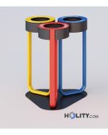 Anti-Terror Abfallbehälter für die Mülltrennung h140_334