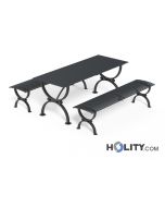 Picknicktisch mit Bänken h140_361