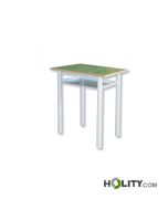Schultisch-mit-Ablage-aus-Blech-h17238