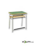 Einsitzer-Schultisch-mit-Untertisch-Höhe 64 cm-h172_62