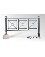 Drehbare Absperrung als Stadtmobiliar h19123