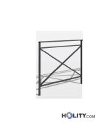 Absperrung zur Verkehrssicherheit aus Stahlprofil h19170