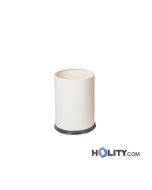 Papierkorb für Hotelzimmer h20-100 - weiss