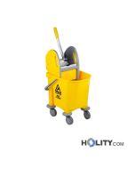 Profi Reinigungswagen mit Einzelwanne 25 Liter h2077