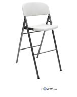 Barhocker aus Stahl h21534