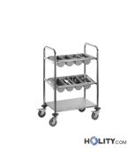 Saro Besteckwagen Edelstahl h21590