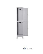 Umkleideschrank mit 2, 4 oder 6 Schliessfächern h22814