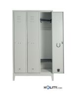 3 Platz Umkleidespind mit Schuhablage h228_27