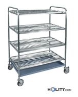 Tellerabtropfwagen-4-Ablagen-B.-87-cm-mit-Lenkrollen-h22_261