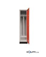 Einzel Garderobenspind mit innerer Trennwand h283_16