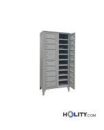 Fächer- Ausgabeschrank mit Füßen h283_37