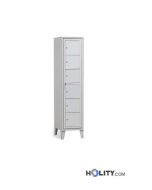 Fächer- Ausgabeschrank mit Füßen und 6 Fächern h283_40