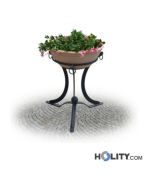 fioriera-rotonda-con-vaso-in-terracotta-h28750