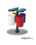 Abfallbehältersystem zur Mülltrennung h28786