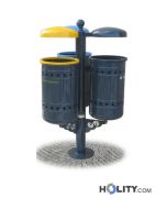 Abfallbehältersystem zur Mülltrennung h28788