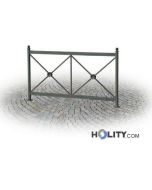 Stahlabsperrung für Fußgänger aus Stahl h287_134