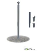 Herausnehmbarer Stahlpoller h287_166