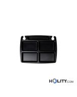 Mini Tablett mit Fächern h30317