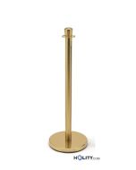Goldfarbene-Edelstahl-Absperrsäule-h31138