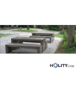 Picknick-Tisch-aus-Beton-für-öffentliche-Plätze-h33822