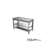 Edelstahl-Tisch-mit-Ablagen-Länge-140-cm-h357_84