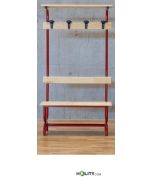Umkleidebank-mit-Taschenhalter-1-m- h38_20