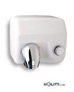 Elektrischer Händetrockner mit Stahlgehäuse h4005 weiß