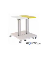 Sackhalter-Wagen-mit-4-Sackhaltern-für-Wäsche-h41012