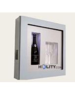 Design Wandkühlschrank für Champagner h4150