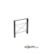 Modulare Absperrung/Fußgängerschutz Streben ü. Kreuz h424_63