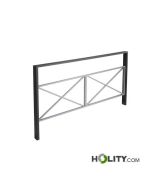 Modulare Absperrung/Fußgängerschutz Streben ü. Kreuz h424_64