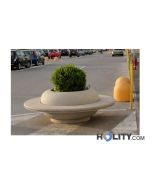 fioriera-con-seduta-circolare-h45012