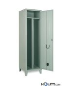 Spind-/Umkleideschrank m. Trennwand sauber/schmutzig h471_05