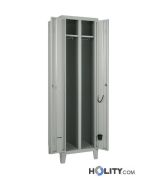 2-türiger Spindschrank für Umkleiden aus Metallblech h471_09
