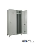 Spindschrank für Umkleiden mit Trennwand h471_21