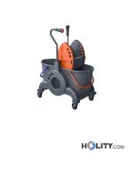 Reinigungswagen mit seitlichem Schiebegriff h489_14