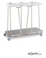 Sackhalter-Wagen-aus-rostfreiem-Stahl-mit-3-Plätzen-und-Deckel- h492_31