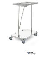 Edelstahl-Sackhalterwagen-2-Plätze-antistatische-Räder-h492_33