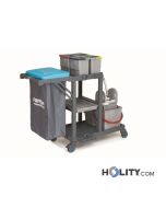 Reinigungswagen mit Zubehör h504_30