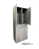 Umkleideschrank aus beschichtetem Holz h526_01