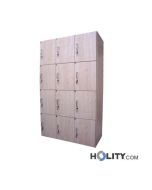 Schliessfachschrank mit 12 Fächern h526_09