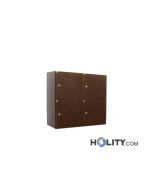 Schliessfachschrank mit 4 Fächern h526_11