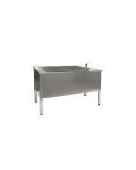 Pflegebadewanne zur OP-Vorbereitung aus Edelstahl h601_34