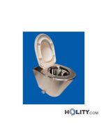 Wand-WC aus Edelstahl h628_08