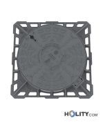 Kanaldeckel aus Gusseisen h638_23