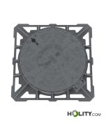 Schachtabdeckungen aus duktilem Gusseisen 90x90 cm h638_25