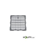 Gullydeckel mit quadratischem Rahmen h638_31