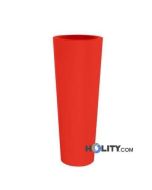 Hohe Vase aus Polyethylen h6433 orange