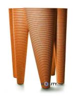 Vase aus Polyethylen h6437 orange